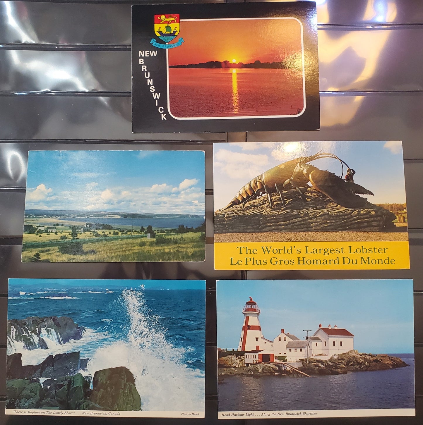 A Group of 5 Postcards From New Brunswick, Showing Various Views, From The 1960's to 1990's, Overall VF, Net Est. $2