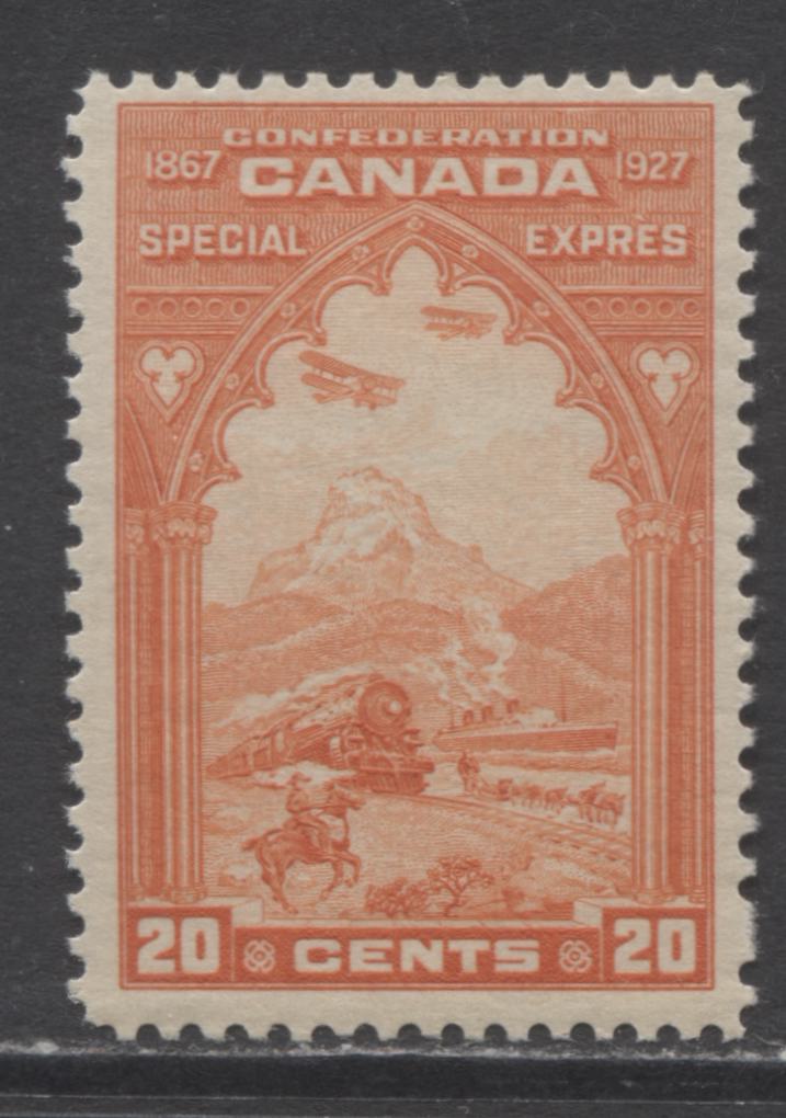 Lot 326 Canada #E3 20c Orange, 1927 Special Delivery Issue, A FOG Single