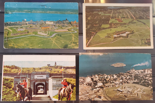 A Group of 4 Postcards From Halifax, Nova Scotia, Showing The Citadel, From The 1940's-1970's, Overall Fine and VF, Net Est. $5