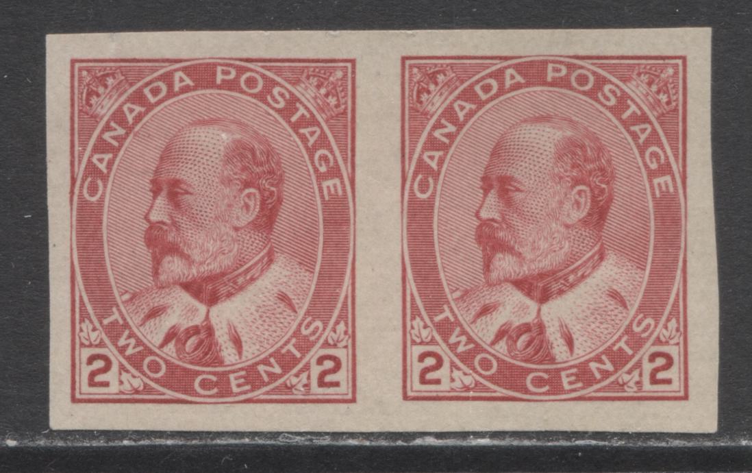 Lot 368 Canada #90A 2c Rose Carmine King Edward VIII, 1903-1908 King Edward VII Issue, A VFNH Example
