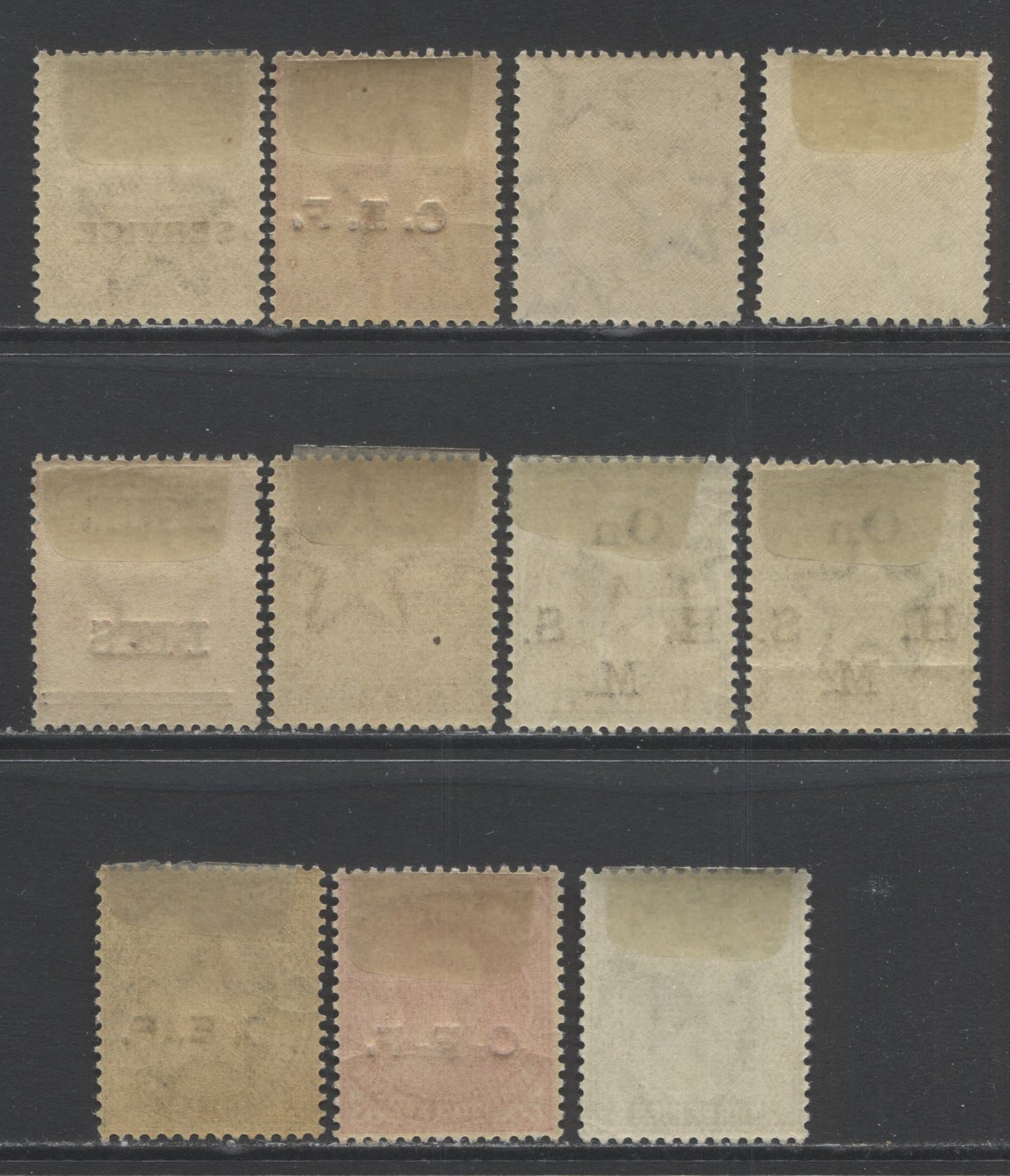 Lot 38 India SC#60/O52 1903-1936 King Edard VII and King George V Keyplate Issues & Overprints, A F/VFOG Range Of Singles, 2017 Scott Cat. $18.85 USD, Click on Listing to See ALL Pictures