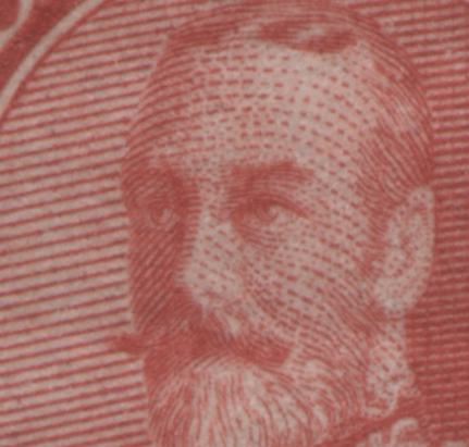 Lot 399 Canada #165ai 2c Deep Red King George V, 1930-1931 Arch/Leaf Issue, An VFOG Pair With Extended Moustache Variety On Left Stamp, Plate 8 LR Pos. 65