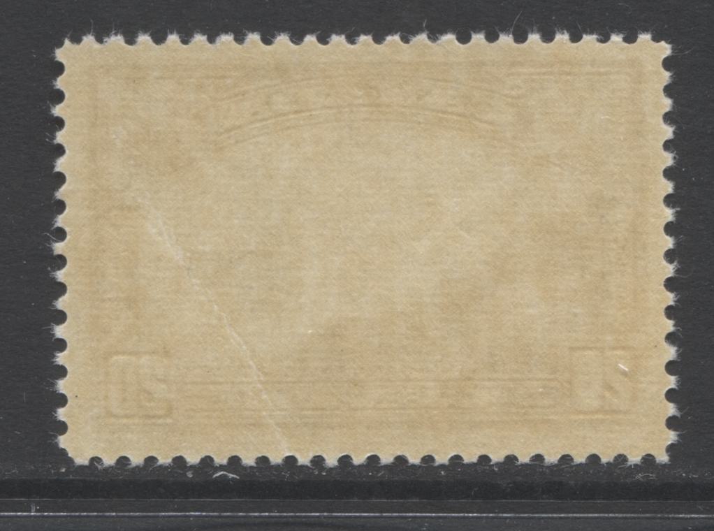 Lot 45 Canada #225i 20c Deep Olive Green Niagara Falls, 1935 Pictorial Issue, A Fine NH Single With Crackly Brownish Cream Gum, Light Diagonal Bend