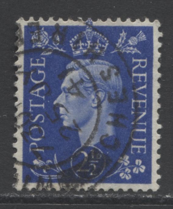 Lot 63 Great Britain SC#239var 2.5d Blue 1937-1939 King George VI Definitives, A Fine Used Example of the Scarce Inverted Watermark, Click on Listing to See ALL Pictures