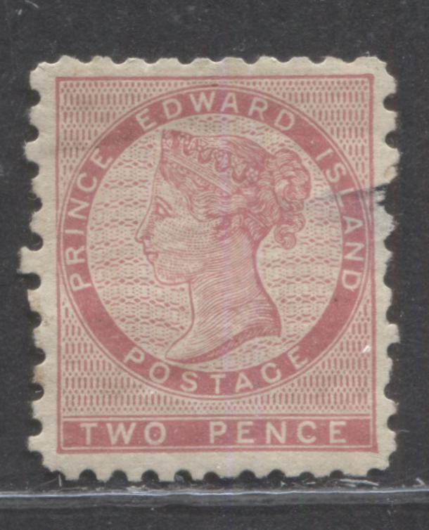 Lot 83 PEI #1 2d Dull Rose Queen Victoria, 1861 First Pence Issue, A Good OG Single With A Deep Thin, Perf 9 x 10.4