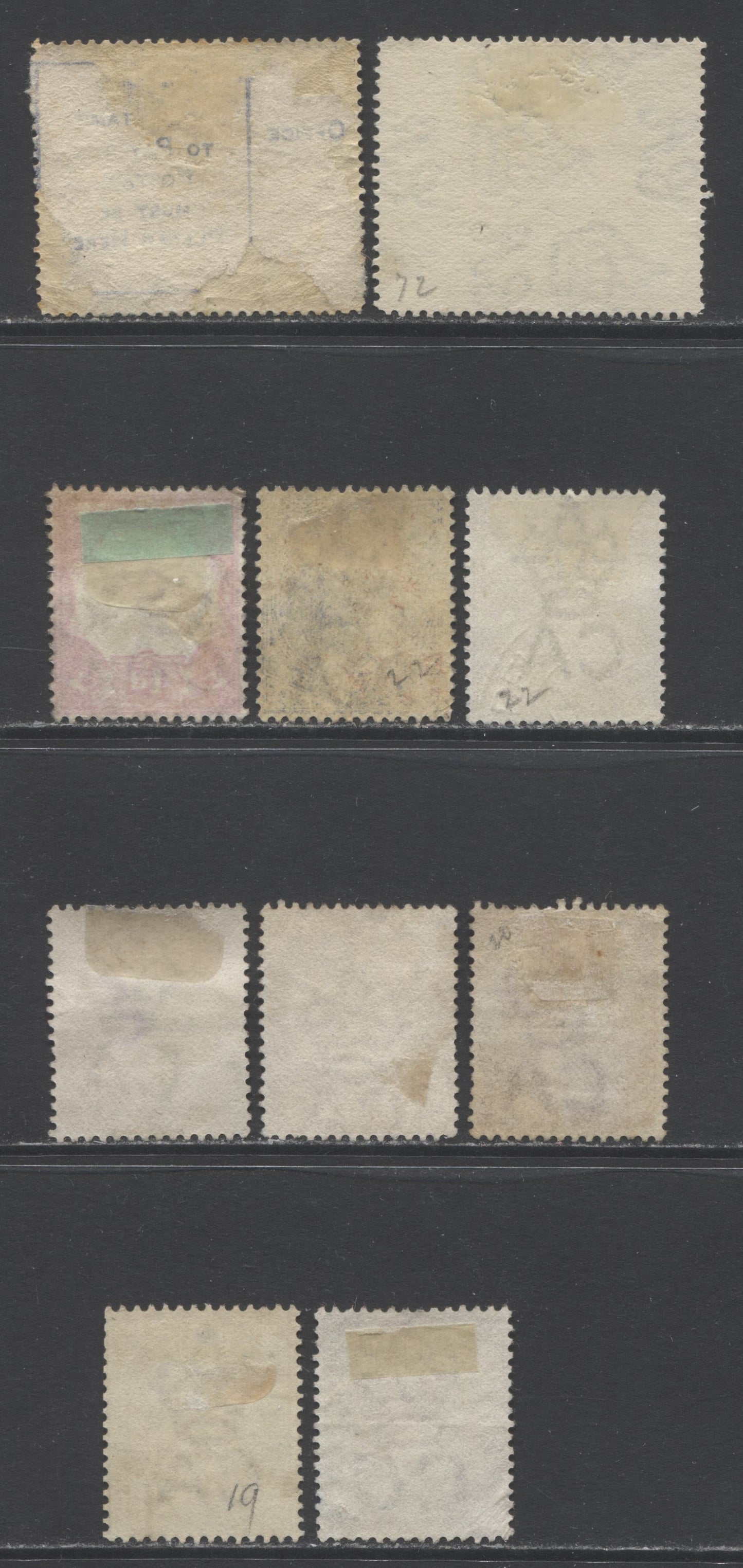Lot 85 Bermuda SC#1/75 1865-1921 Commemorative and Definitive Issues, A Fine Used and VF Used Range Of Singles, 2017 Scott Cat. $32.4 USD, Click on Listing to See ALL Pictures