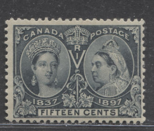 Lot 88 Canada #58 15c Steel Blue Queen Victoria, 1897 Diamond Jubilee Issue, A Fine NH Example
