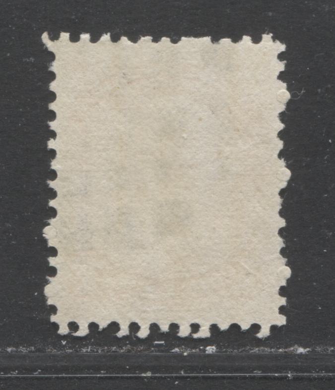 Lot 93 Canada #35d 1c Orange Queen Victoria, 1870-1897 Small Queen Issue, A VF Used Example Montreal, 11.5 x 12, Soft Vertical Wove, With Segmented Cork Cancel