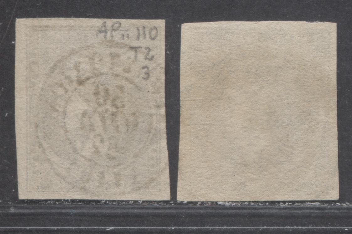 Lot 99 Greece SC#57 30l Ultramarine On Cream Paper, No Control Number 1880-1886 Large Hermes Head Issue, 1882 & 1887 CDS Cancels, 2 Very Fine Used Examples, Click on Listing to See ALL Pictures, 2022 Scott Classic Cat. $35 USD
