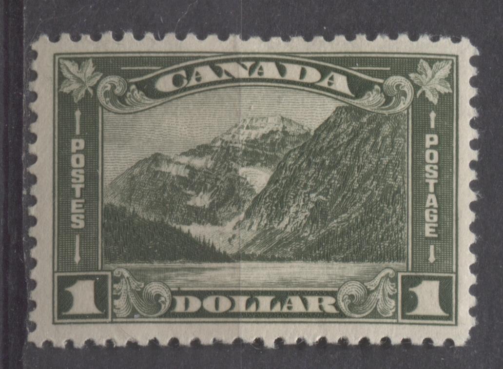 Canada #177 (SG#303) Deep Grey Olive Mt. Edith Cavell 1930-35 Arch Issue Cream Gum VF-75 OG Brixton Chrome 