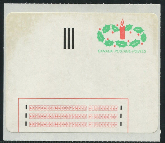 Canada #1ST 1983 Stick N Tic Label - VF Mint on Backing Paper Brixton Chrome 