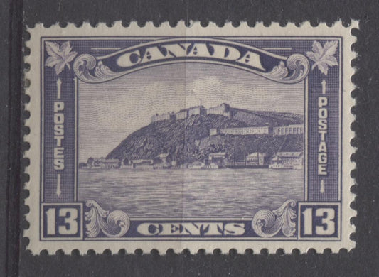 Canada #201 (SG#325) 13c Deep Dull Violet 1932-35 Medallion Issue Cream Gum VF-84 OG Brixton Chrome 