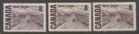 Canada #461 (SG#584) 8c Deep Purple Brown 1967-73 Centennial 3 Papers Group 4 VF-80 NH Brixton Chrome 