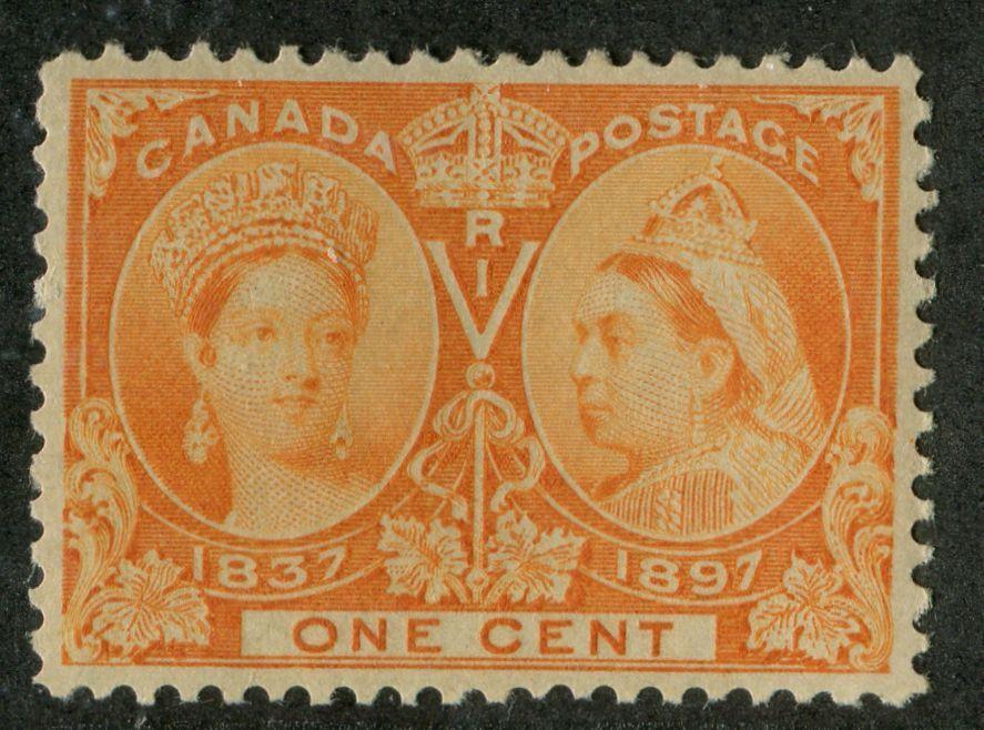 Canada #51 (SG#122) 1c Dull Orange 1897 Diamond Jubilee Issue VF-84 OG Brixton Chrome 
