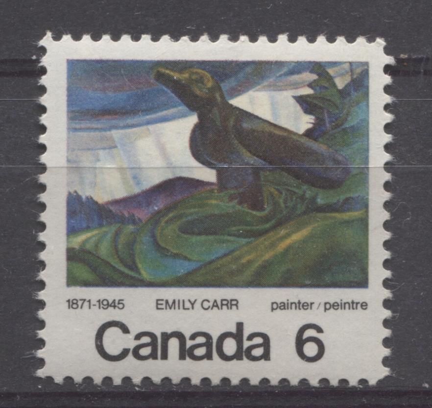 Canada #532 (SG#674) 6c Multicoloured 1971 Emily Carr Issue HF Paper VF 75/80 NH Brixton Chrome 
