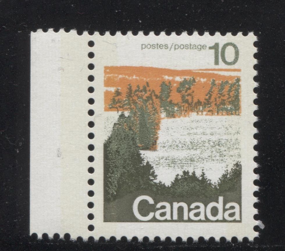 Canada #594iii (SG#702p) 10c Forest 1972-1978 Caricature Issue Type 1, W2B Tag, Paper Type 6 VF-75 NH Brixton Chrome 