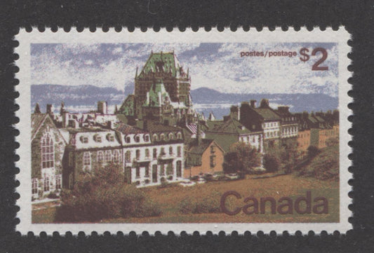 Canada #601 (SG#708) $2 Quebec 1972-1978 Caricature Issue Paper Type 11 VF-75 NH Brixton Chrome 