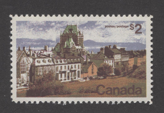 Canada #601 (SG#708) $2 Quebec 1972-1978 Caricature Issue Paper Type 7 VF-80 NH Brixton Chrome 