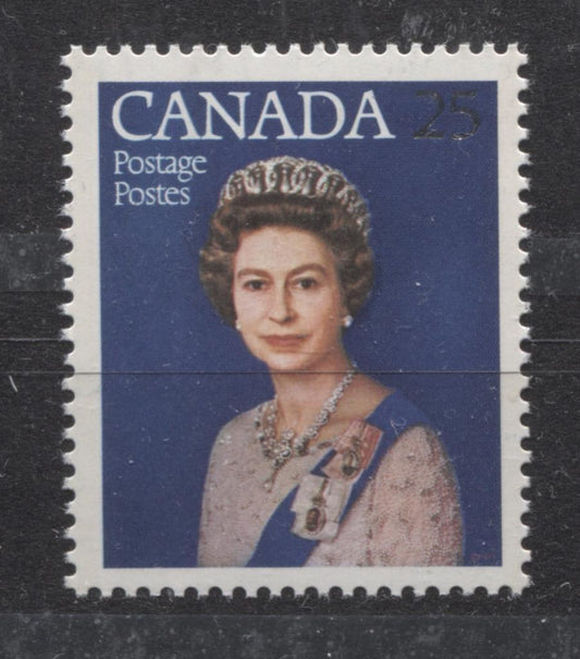Canada #704 (SG#855) 25c Multicoloured Queen Elizabeth II 1977 Silver Jubilee Issue Paper Type 3 VF-75 NH Brixton Chrome 
