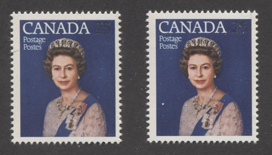 Canada #704 (SG#855) 25c Multicoloured Queen Elizabeth II 1977 Silver Jubilee Issue Paper Types 5 & 6 F-70 NH Brixton Chrome 
