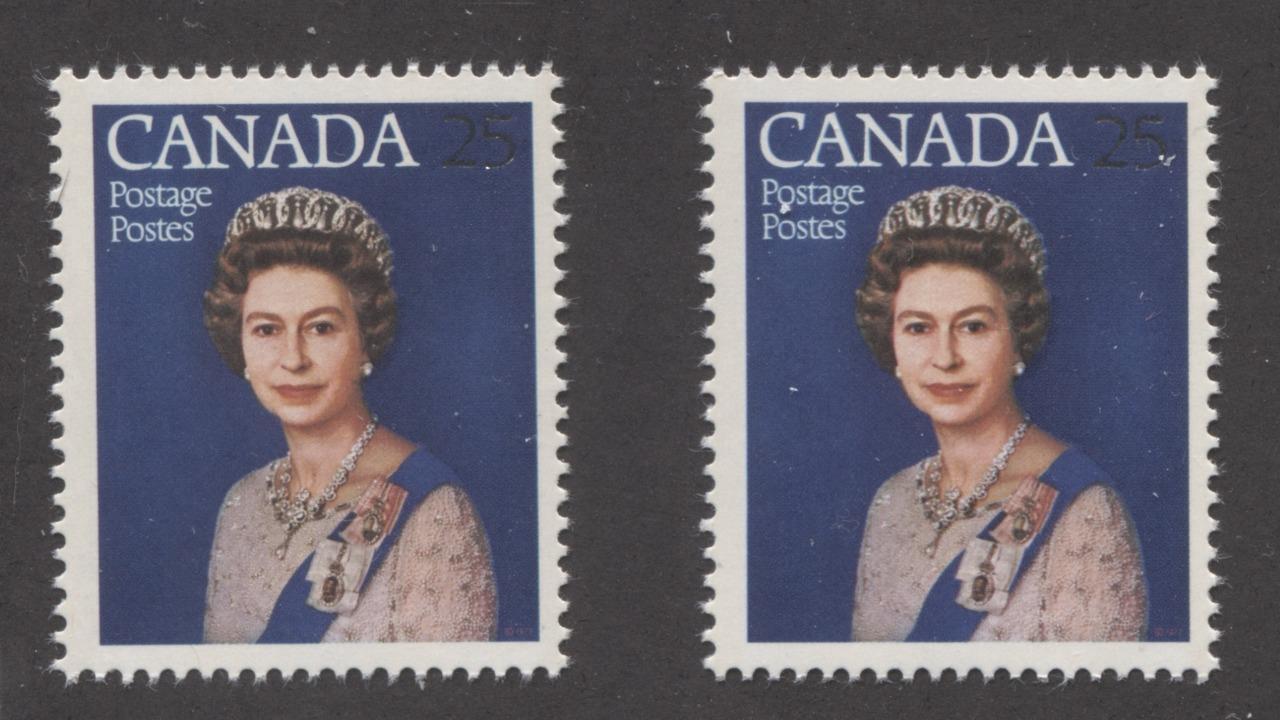 Canada #704 (SG#855) 25c Multicoloured Queen Elizabeth II 1977 Silver Jubilee Issue Paper Types 5 & 6 VF-75 NH Brixton Chrome 