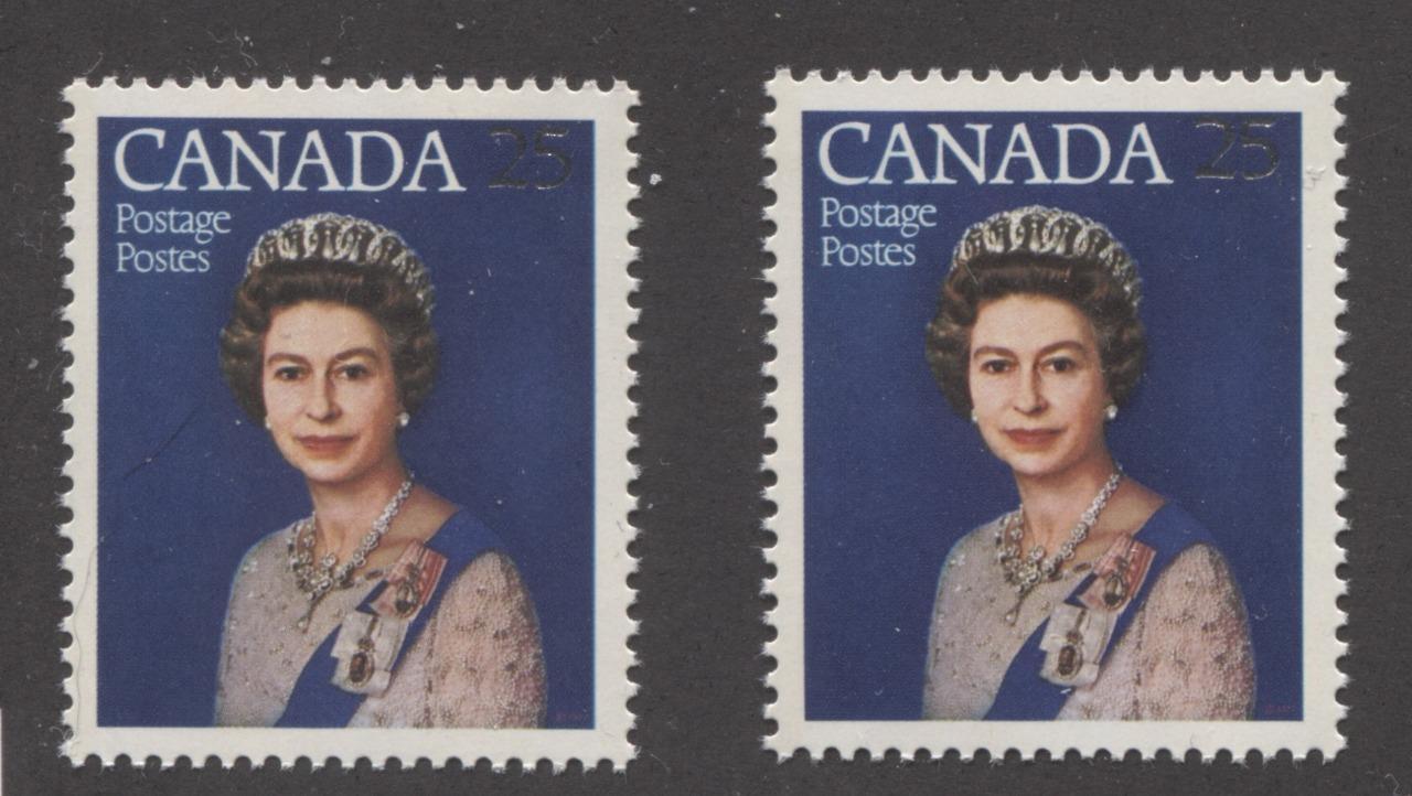 Canada #704 (SG#855) 25c Multicoloured Queen Elizabeth II 1977 Silver Jubilee Issue Paper Types 5 & 6 VF-80 NH Brixton Chrome 