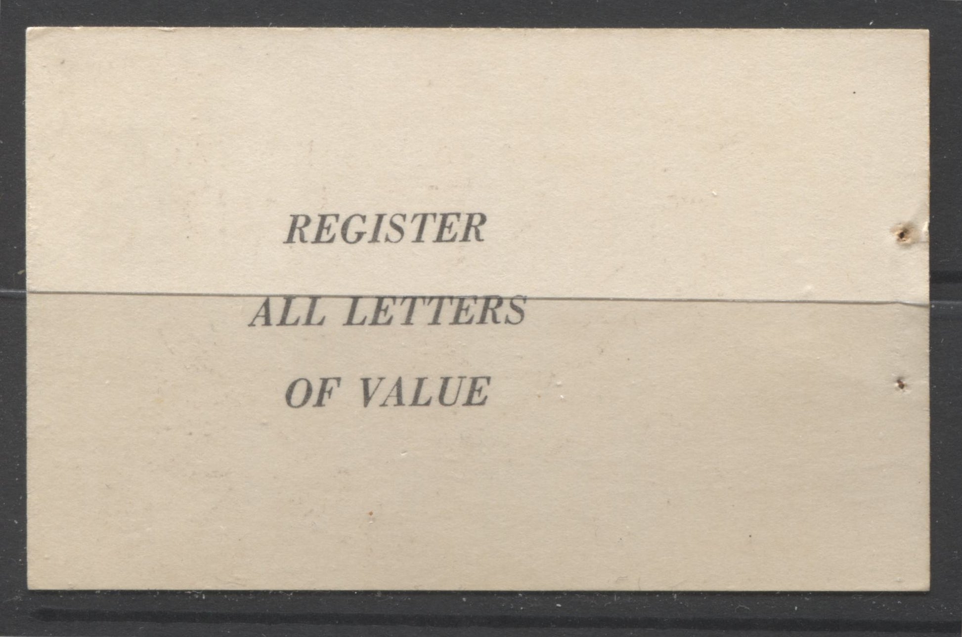 Canada #BK39a (McCann #39b) 1942-1949 War Issue Complete $1.00, English Booklet Containing 1 Pane Each of 6 of 3c and 4c Plus 2 Panes of 4 7c Airmail Stamps, 14 mm Staple, Brown and Light Orange Cover, Constant Donut Flaw Above "T" of Postage Brixton Chrome 