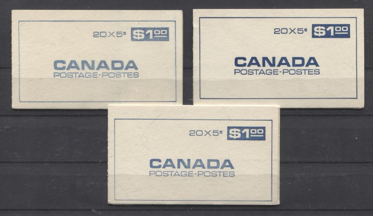 Canada #BK58g (SG#SB63) $1 Centennial Booklet Blue DFGW Cover DF-fl GW Pane VF-80 NH Brixton Chrome 