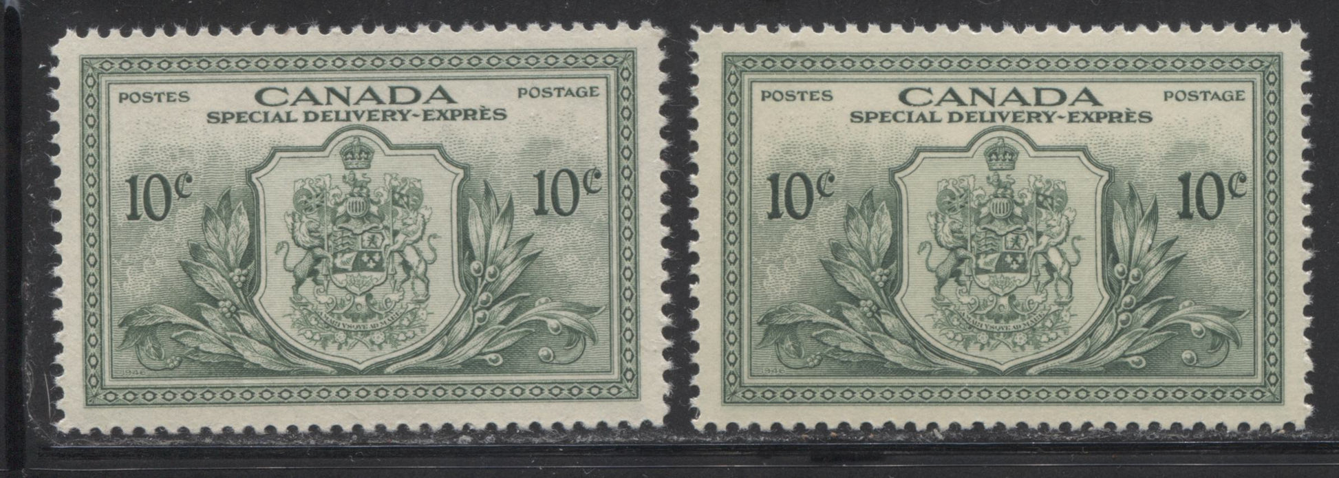 Canada #C9, CE3-4, E11 1946-1950 Peace Issue - Specialized Lot of 15 VF NH Airmail and Special Delivery Stamps Brixton Chrome 