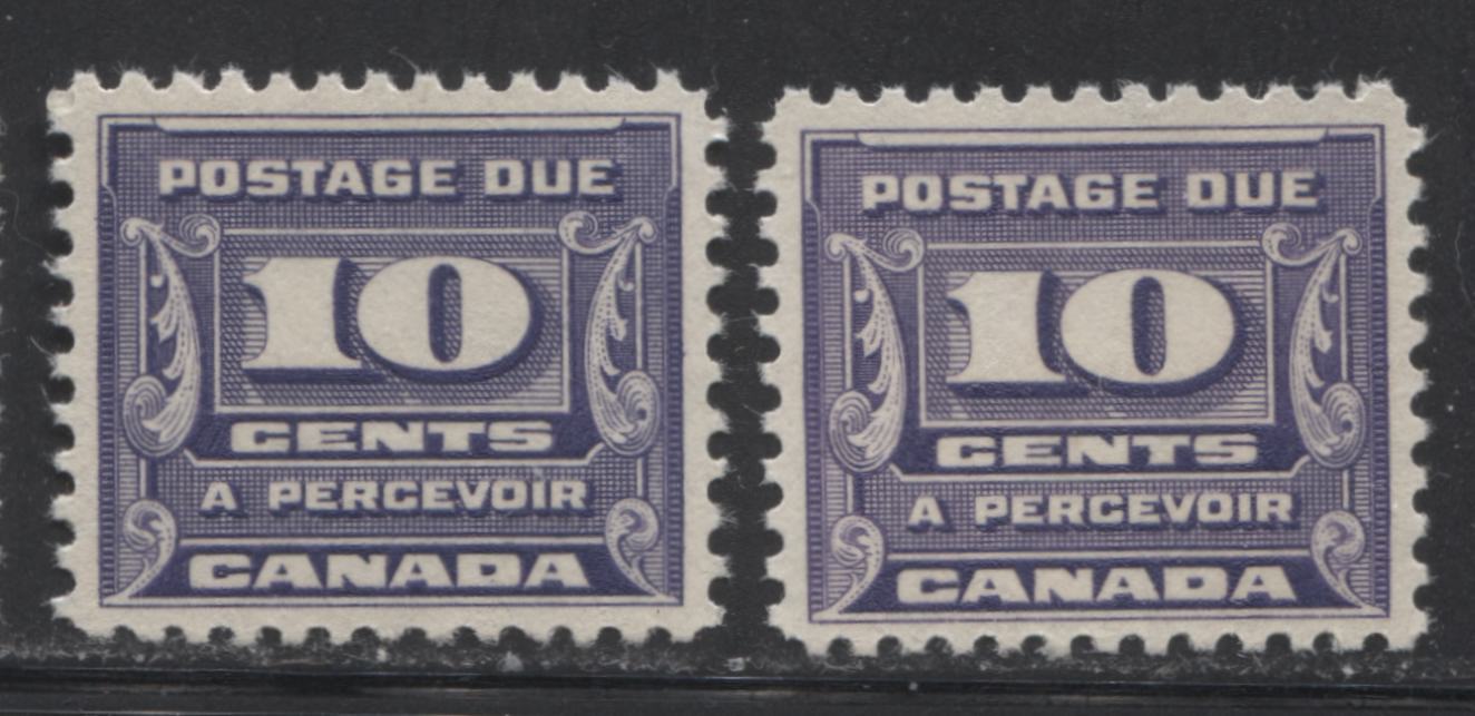 Canada #J11-J14 1933-1935 Third Postage Due Issue - Specialized Group of 6 VF NH Stamps Brixton Chrome 
