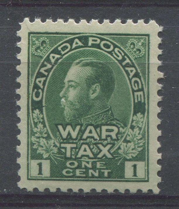 Canada #MR1 (SG#228) Myrtle Green 1911-27 Admiral War Tax Stamp VF-80 OG Brixton Chrome 