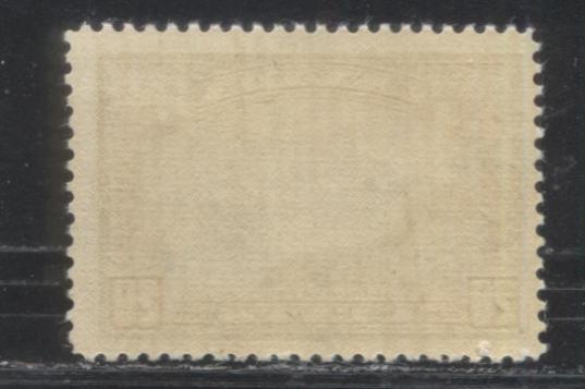 Lot 152 Canada #225 20c Olive Green Niagara Falls 1935-1937 Dated Die Issue, A Fine NH Example, Vertical Wove Paper With Vertical Mesh , Cream Gum With a Satin Sheen, Showing Diagonal Line From Left Maple Leaf to Falls