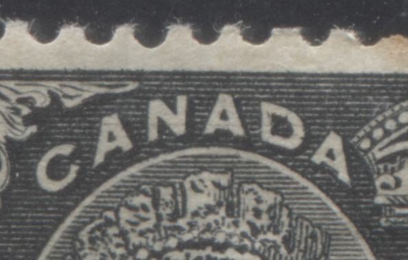 Lot 159 Canada # 50 1/2c Grey Black on White Paper Queen Victoria, 1897 Diamond Jubilee Issue, A Fine OG Example, Showing Horizontal Line Through "ANA" of "Canada"