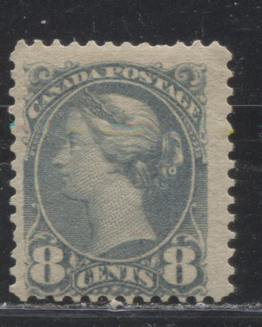 Lot 207 Canada # 44a 8c Blue Grey Queen Victoria, 1870-1897 Small Queen Issue, A VGOG Example, Perf. 12.1 Second Ottawa Printing on Soft Horizontal Wove