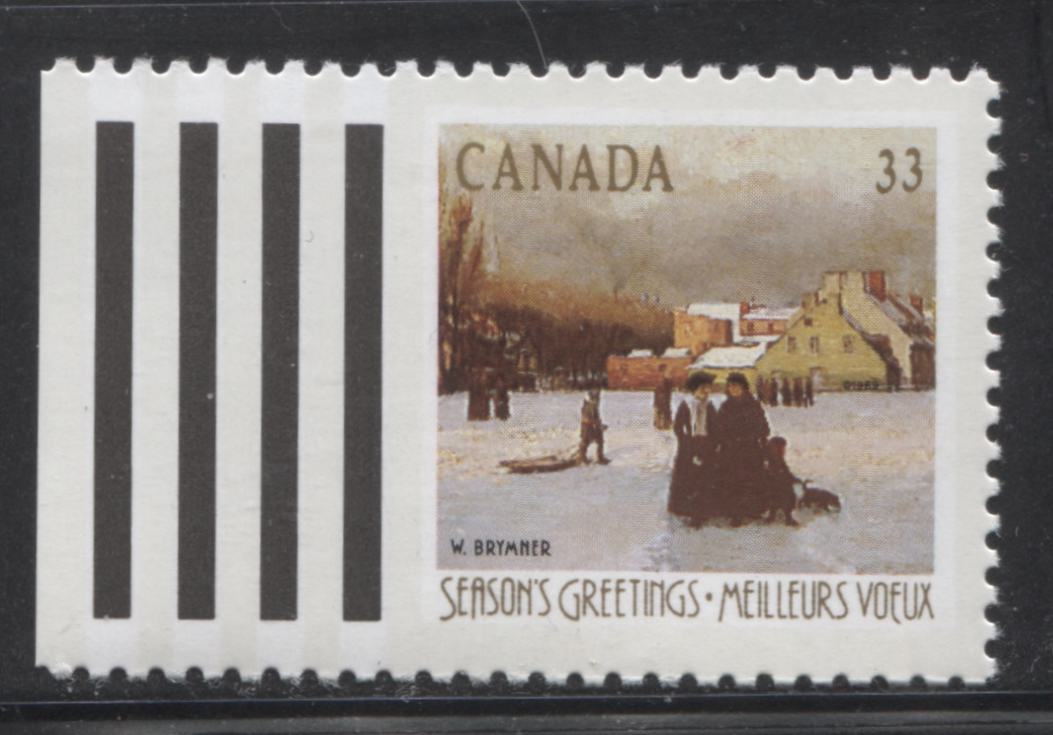 Lot 212 Canada #1256-1259 1989 Christmas Issue -  VFNH Complete Sets, Including the Booklet Stamps