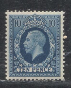 Lot 221 Great Britain SG#448 10d Prussian Blue King George V, 1934-1936 Photogravure Issue, A VFOG Example