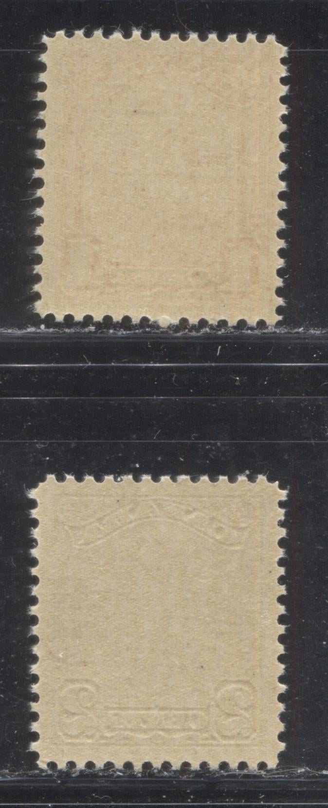 Lot 237 Canada # 149-150 1c & 2c Orange & Deep Yellow Green King George V, 1928-1929 Scroll Issue, Two VFNH Examples