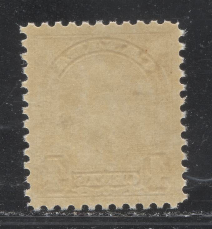 Lot 242 Canada # 168 4c Deep Bistre Yellow King George V, 1930-1935 Arch Issue, A VFNH Example, Deep Cream Gum With a Semi-Gloss Sheen