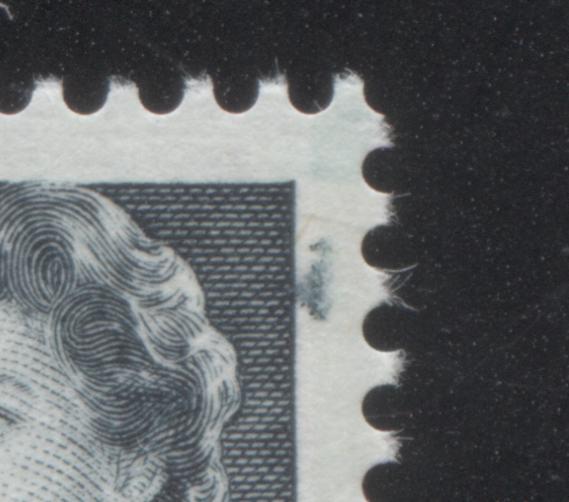 Lot 244 Canada #544pv 8c Slate Queen Elizabeth II, 1967-1973 Centennial Issue, An Unlisted VFNH GT2 Tagged Single On LF-fl Paper With PVA Gum, Smudge in Right Margin At UR