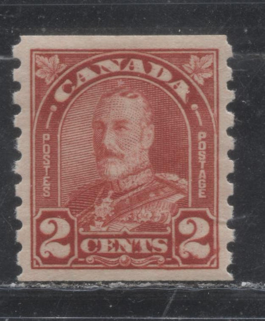 Lot 256 Canada #181 2c Scarlet King George V, 1930-1932 Arch Issue, A VFOG Example Of the Perf 8.5 Coil
