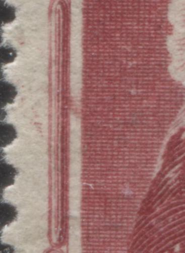 Lot 46 Newfoundland #36 6c Carmine Lake Queen Victoria, 1894 Second Cents Issue, A Very Fine Unused Single, Falling Rocks Variety, And Misplaced Entry
