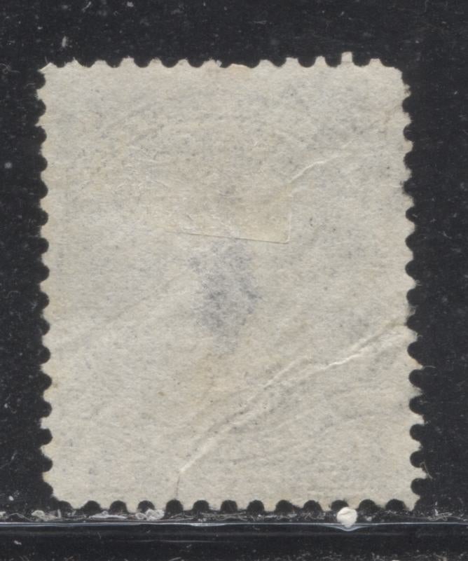 Lot 74 Canada #30 15c Greenish Gray (Gray) Queen Victoria, 1868-1897 Large Queen Issue, A Fine Appearing But Good Used Single, Perf 12.1, Vertical Wove Paper